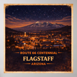 Flagstaff Arizona 100周年 ポスター