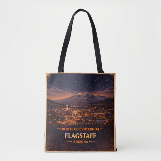Flagstaff Arizona Century Milestone Mountain  トートバッグ (正面)