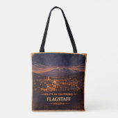 Flagstaff Arizona Century Milestone Mountain  トートバッグ (裏面)
