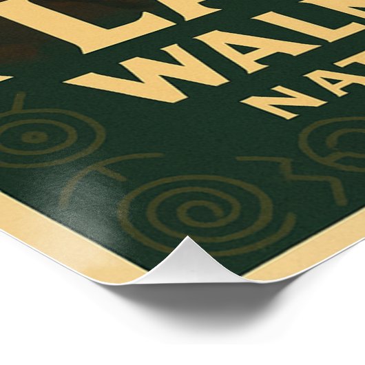 Flagstaff – Walnut Canyon Dwellings ポスター (コーナー)