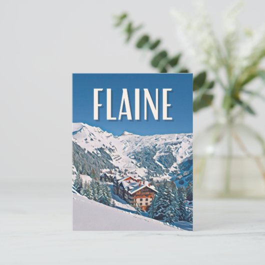 Flaine Station de ski ポストカード (スタンド正面)