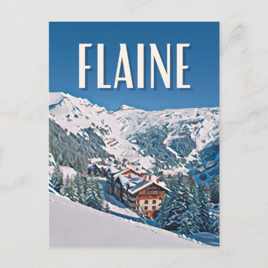 Flaine Station de ski ポストカード (正面)