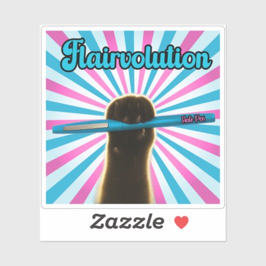 Flairvolution - 革命的な先生のステッカー シール (シート)