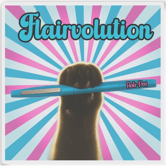 Flairvolution – Salem’s Revolutionary Teacher Stic シール (正面)