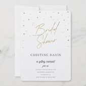 Flakes & Forever Bridal Shower 招待状 (正面)