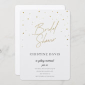 Flakes & Forever Bridal Shower 招待状 (正面/裏面)