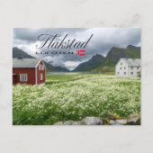 Flakstad auf den Lofoten ポストカード (正面)