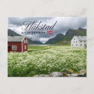 Flakstad auf den Lofoten ポストカード