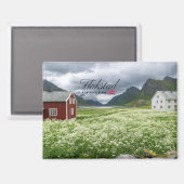 Flakstad auf den Lofoten マグネット (正面/裏面)