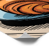 Flaky Morning Croissant Treat ポスター (角)