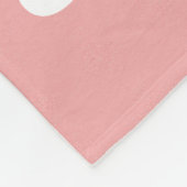 flamant rose symbolisant l'été フリースブランケット (角)