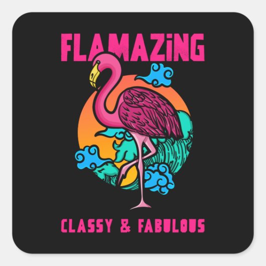 FLAMAZiNG – 上品で素晴らしい スクエアシール (正面)
