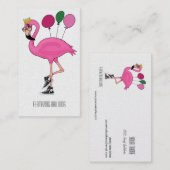 Flamazing Balloons Bus.（驚くべき風船バス）カード 名刺 (正面/裏面)