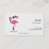 Flamazing Balloons Bus.（驚くべき風船バス）カード 名刺 (裏面)