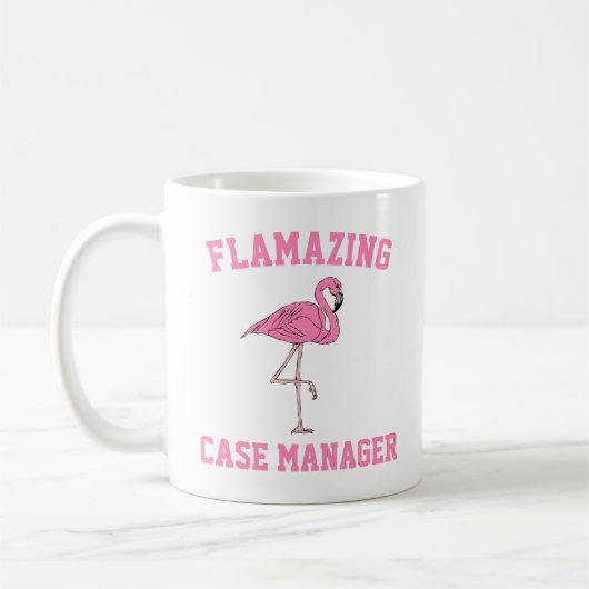 Flamazing Case Manager Mag コーヒーマグカップ (左)
