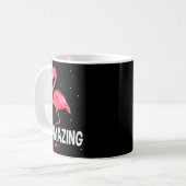 Flamazing Nk Flamingo Novelty Flamingo Lover Funny コーヒーマグカップ (正面左)