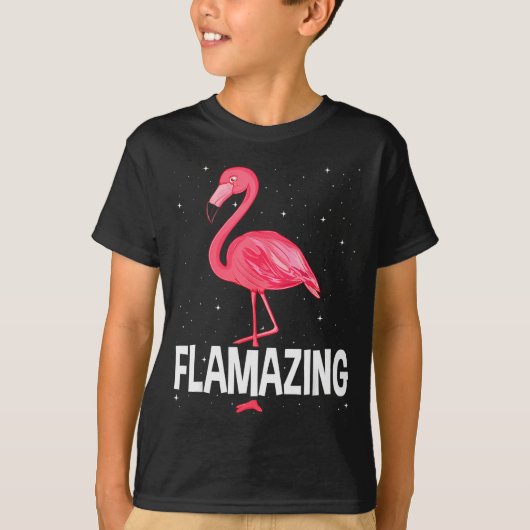 Flamazing Nk Flamingo Novelty Flamingo Lover Funny Tシャツ (正面)