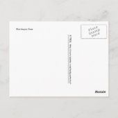 Flamboyanの木の花（クローズアップ） ポストカード (裏面)