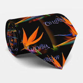 Flamboyant Bird of Paradise Flower ネクタイ