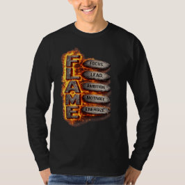 FLAMEモチベーショングラフィック メンズTシャツ Tシャツ