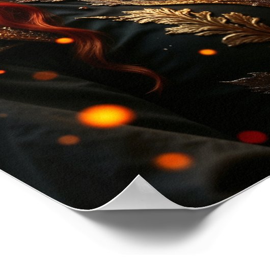 Flame Enchantress Fantasy Poster ポスター (角)