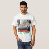 Flame Guard:保護の森林大切 Tシャツ (正面フル)