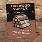 Flame Icon - Firewood Supply チラシ