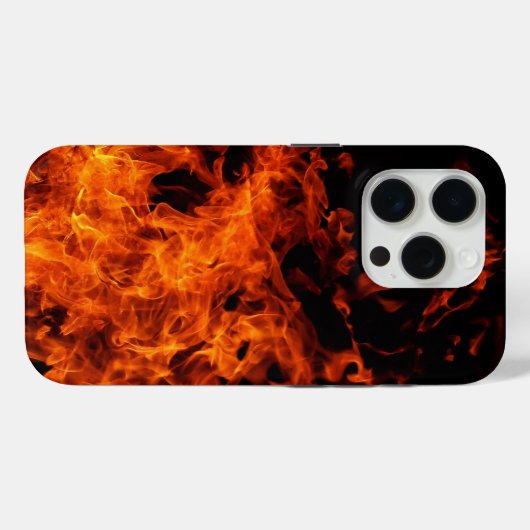 Flame IPhone 15ケース Case-Mate iPhoneケース (裏面 (横))