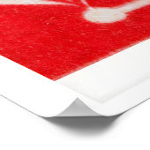 Flame Mid-Century Matchbox Label - Vintage Art ポスター (角)