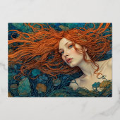 "Flame of the Tides" - A Colourful Portrait        箔招待状 (正面)