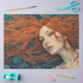 "Flame of the Tides" - A Colourful Portrait 薄葉紙 (クラフト)
