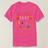 Flame Test Colors Funny Science Tシャツ (デザイン正面)