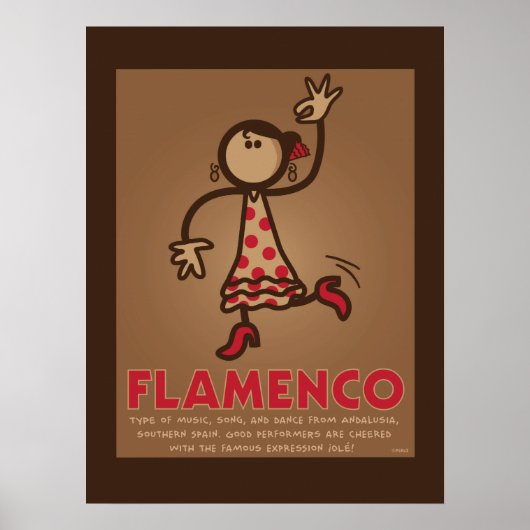 FLAMENCOポスター（英語版） ポスター (正面)
