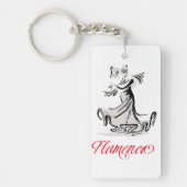 Flamenco キーホルダー (正面)