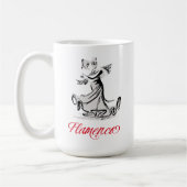 Flamenco コーヒーマグカップ (左)