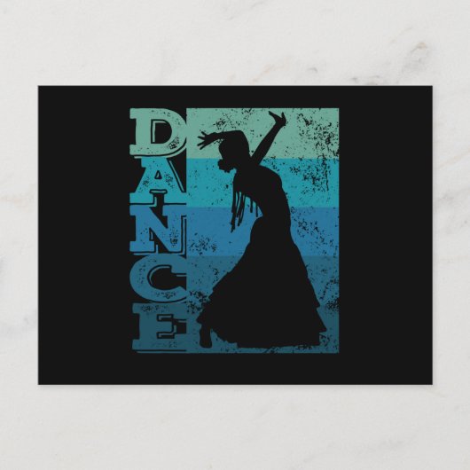 Flamenco Dancer Dance Flamenco Dress ポストカード (正面)