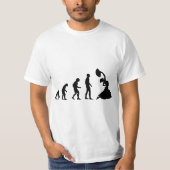 Flamenco Evolution Dance Spain Espana Men And Wome Tシャツ (正面)