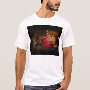 Flamenco in a Tea House Tシャツ