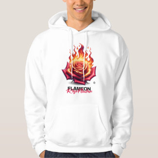 FLAMEON®ボールドフレームグラフィックパーカーアーバンストリートウェア パーカ