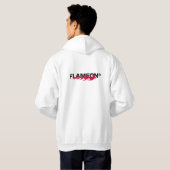 FLAMEON®Bold Flame Graphic Hoodie Urban Streetwear パーカ (裏面フル)