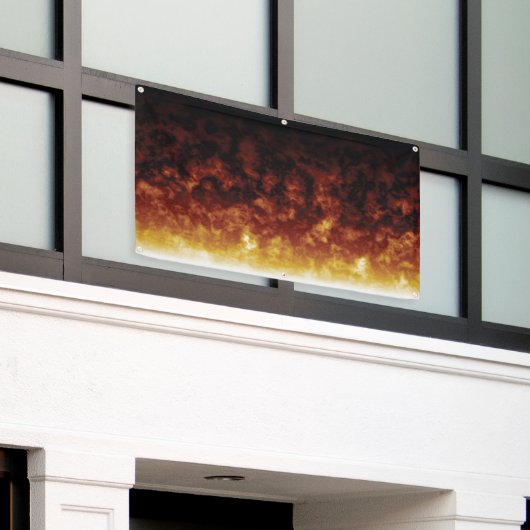 flames3 横断幕 (ビルの外側)