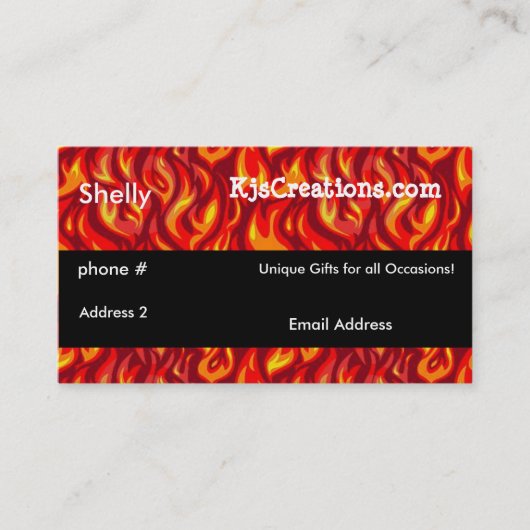 Flames Flaming Companyの名刺 名刺 (正面)