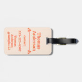 Flames of a Candle Color Combination ラゲッジタグ (裏面横)