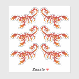 Flames Scorpionステッカーセット シール