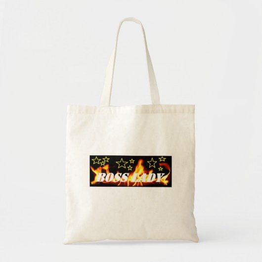 Flames Star Toteボスの女性 トートバッグ (正面)