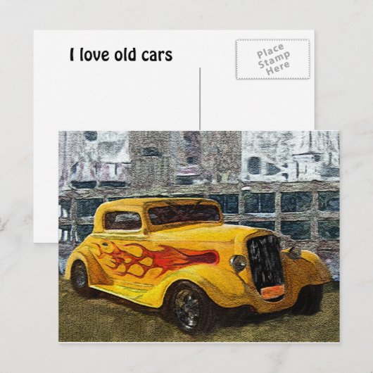 Flamesm 11コピー ポストカード (正面/裏面)