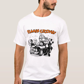 Flamin Grooviesアメリカ60s 70sのロック・バンドの人 Tシャツ