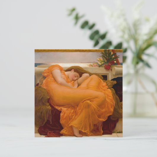 Flaming 6月(by Frederic Leighton) カード (スタンド正面)