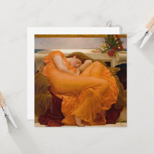 Flaming 6月(by Frederic Leighton) カード (正面/裏面インサイチュ)