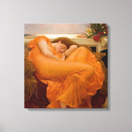 Flaming 6月(by Frederic Leighton) キャンバスプリント